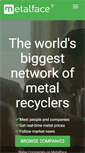 Mobile Screenshot of metalface.com
